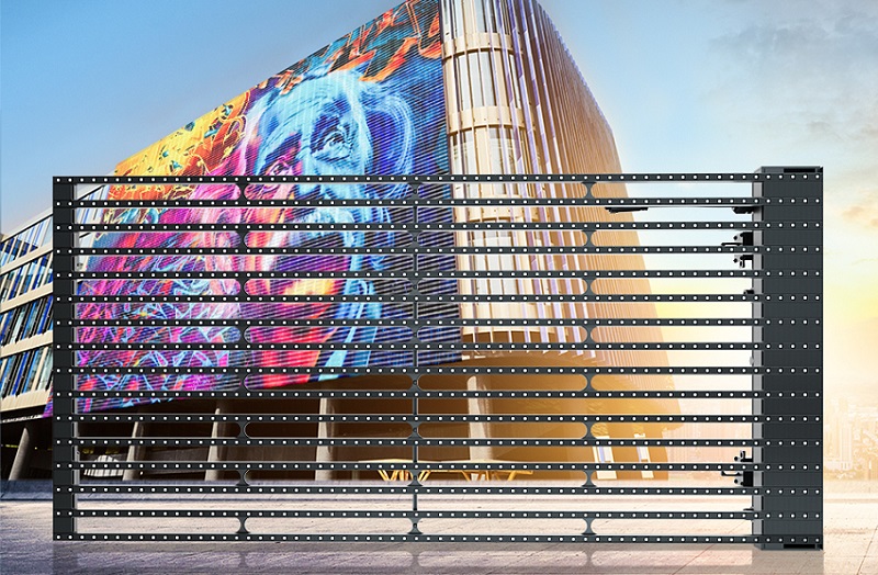 華邦瀛LED格柵屏，賦能商業(yè)廣告價(jià)值最大化